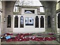 Interior of Longton war memorial