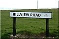 TQ3405 : Hillview Road sign by Geographer