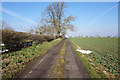 Farm track leading to Melton Road, Wrawby