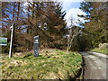 SJ0354 : FDHR sign, Clocaenog Forest by Eirian Evans