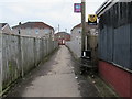 Footpath to Cocker Avenue, Cwmbran