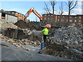 TQ2848 : Demolition at YMCA East  Surrey by Rib