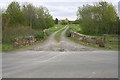 Entrance track to The Mallards, Crosby Manor