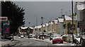 Avenue Road, Torquay, in the snow