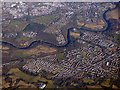 Blantyre and the River Clyde from the air