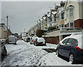 Innerbrook Road, Torquay, in the snow