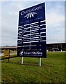 Castlegate Business Park business names board, Portskewett