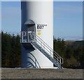 NY9687 : Base of Turbine B07 Ray Wind Farm by Russel Wills