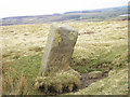 SE1051 : Milepost on Foldshaw Ridge by John Illingworth