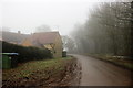 SP3440 : Misty Road Next to The Warren by Nigel Mykura