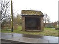 Bus shelter on School Road, Thompson