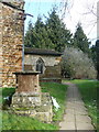 Path in the churchyard, Towcester