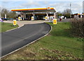 Shell filling station entrance, Eastington