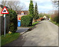 Warning sign - horse riders, Old Bristol Road, Newtown near Stonehouse