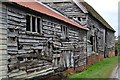 Derelict wooden barn at Skidmore