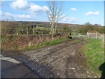 SK3575 : Footpath off Furnace Lane by Dave Dunford