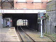 SD5805 : Wigan Wallgate station - road bridge by Stephen Craven