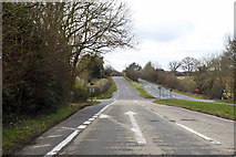 SU0521 : A354 - crossroads at Martin Drove End by Robin Webster