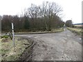 Track (up the hill) leading to Haresby Road