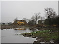 Waterlogged field next to Carr House Farm