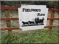 Sign for Fieldways Farm, Batchworth