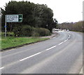 Directions sign alongside the A419 Bristol Road, Stonehouse