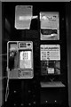 SO5817 : Interior detail of Lydbrook phone box by John Winder