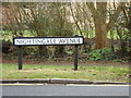 Nightingale Avenue sign