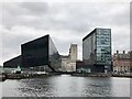 Looking across Canning Dock to Mann Island