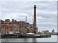 Tall ship and pumphouse