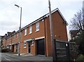 Row of houses on Woodside, Thornwood Common