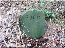 SE1024 : Boundary stone for the former St Michael and All Angels' Mission Church, Halifax by Humphrey Bolton