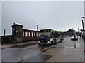 Longton bus passing Preston Railway Station