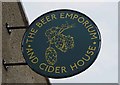 The Beer Emporium and Cider House (2) - sign, 48 Oxford Street, Kidderminster, Worcs