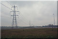 Central Bedfordshire : Grassy Field & Pylons