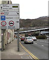 Information and directions sign, Sardis Road, Pontypridd