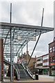 Steps and canopy, High Street