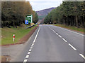 Southbound A9 near Lynchat