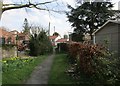 Footpath between Main Street and Back Lane, Wilberfoss