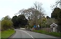 Bend on the A381 towards Newton Abbot