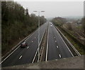 A4042 passes Pontypool & New Inn railway station