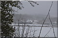 Winter landscape and oast