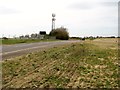 Communications mast on the edge of Norwich International Airport