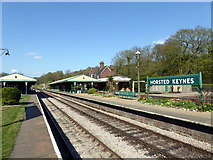 TQ3729 : Horsted Keynes Railway Station by PAUL FARMER