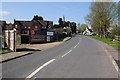 Road entering Harvington