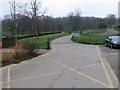 Part of the Drive Way and Car Park entrance at Shibden Park, Halifax