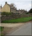 Stone houses and stone perimeter walls, Amberley, Gloucestershire