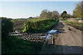 Mud and potholes on Oak Lane