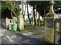 NS5472 : Gate piers, 6 Roman Road by Richard Sutcliffe