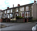 Houses at the northern end of John Street, Bargoed